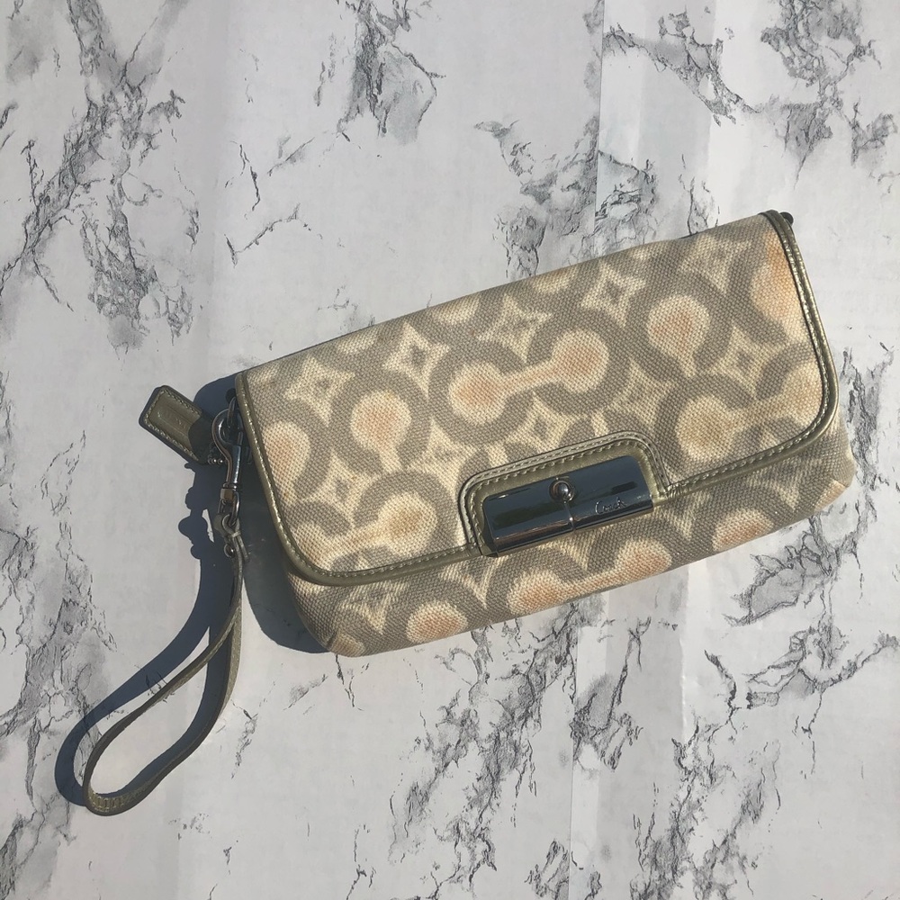 Coach Ikat Baguette Bag Wristlet